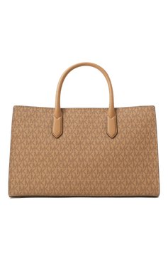Женская сумка scarlett medium MICHAEL MICHAEL KORS бежевого цвета, арт. 30R5GETS2V | Фото 6 (Ремень/цепочка: На ремешке; Размер: medium; Драгоценные камни: Проставлено; Материал сплава: Проставлено; Материал: Канва)