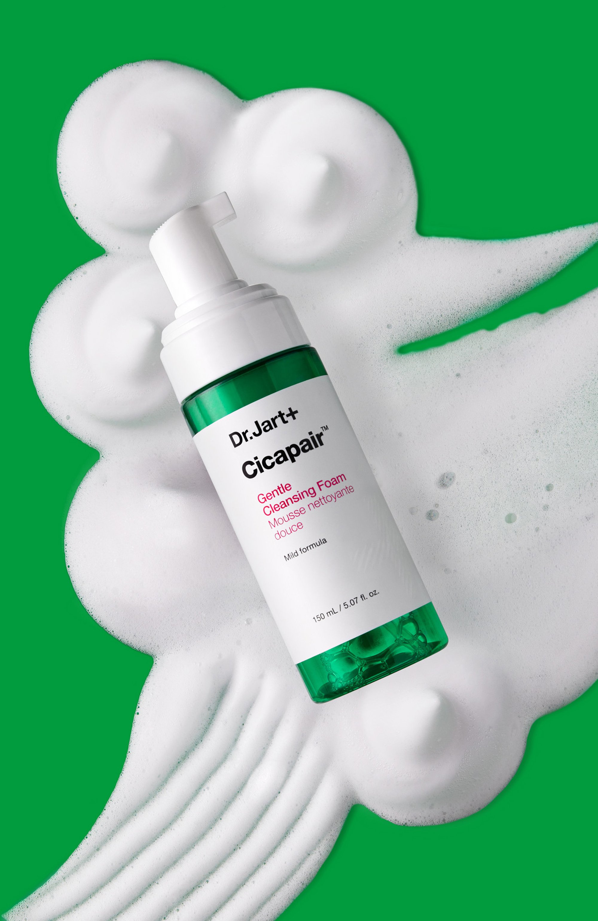 Успокаивающая пенка для деликатного очищения cicapair (150ml) DR.JART+, арт. 8809933610353, фото 3