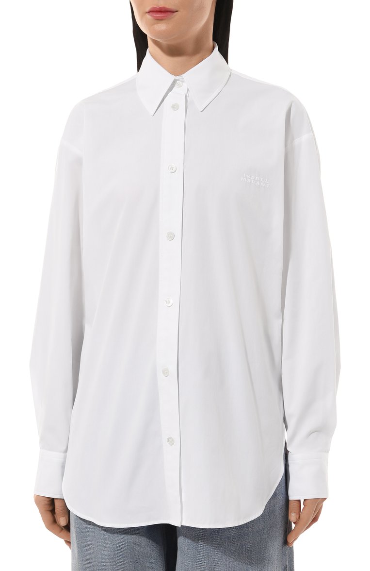 Хлопковая рубашка ISABEL MARANT, арт. 24ACH0177FAB1I01I, фото 3