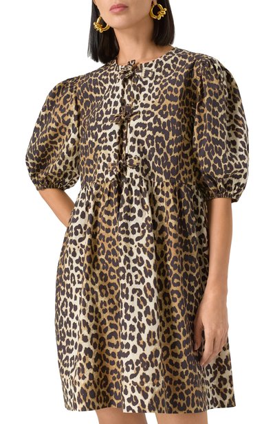 Хлопковое платье GANNI, арт. F9758, фото 3