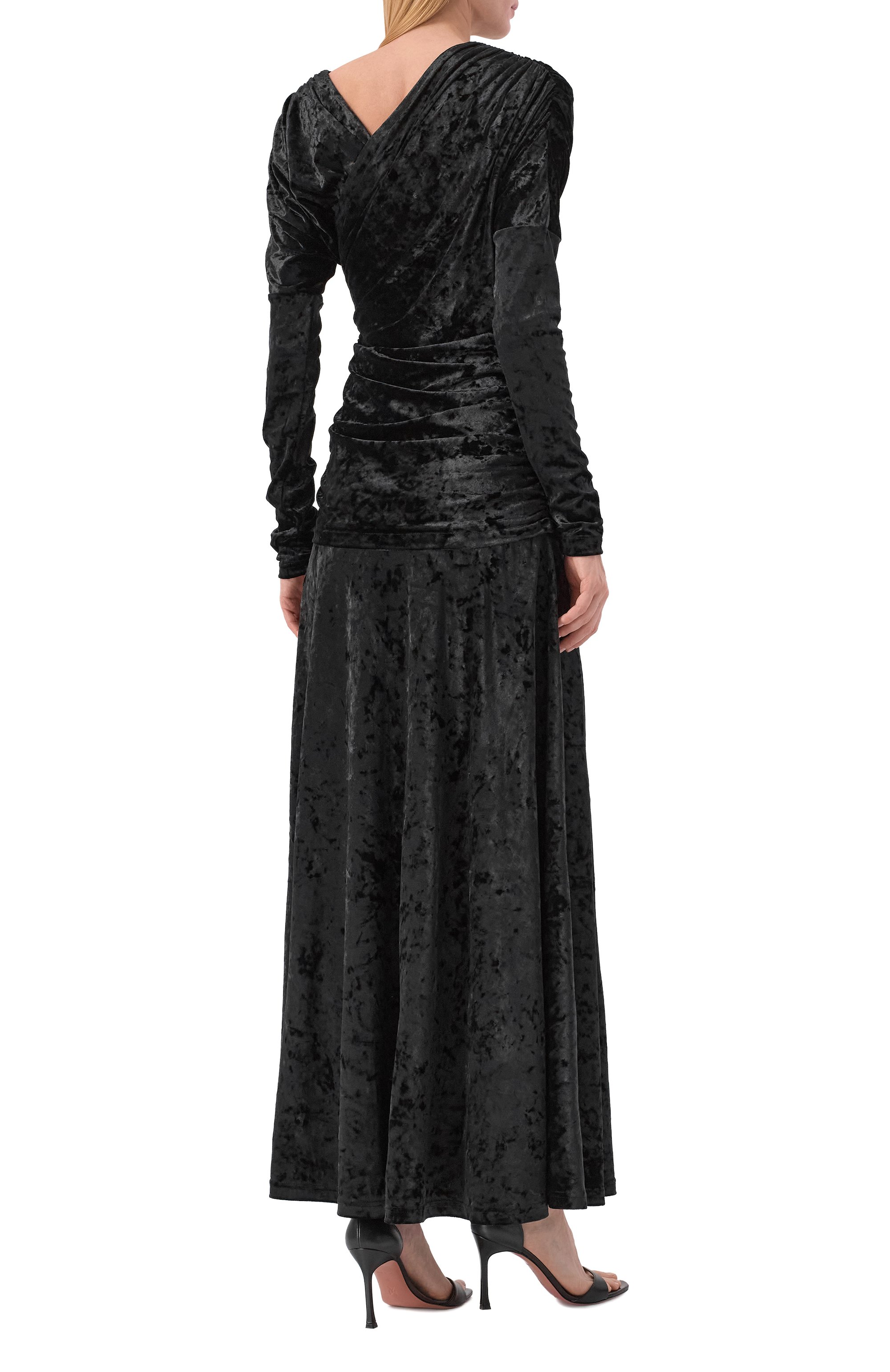 Бархатное платье GANNI, арт. A1030169, фото 3