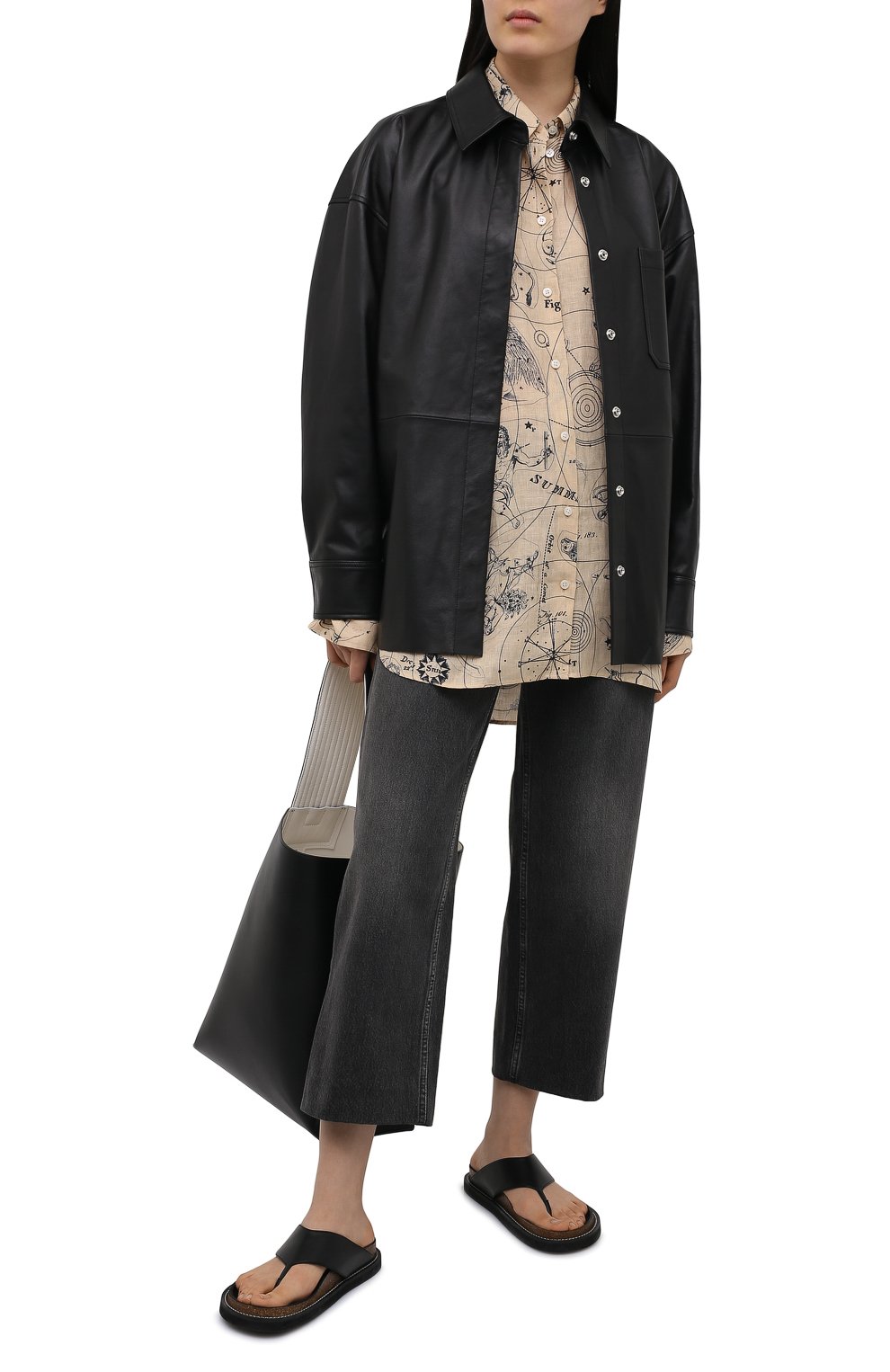 Льняная рубашка ACNE STUDIOS, арт. AC0350, фото 2