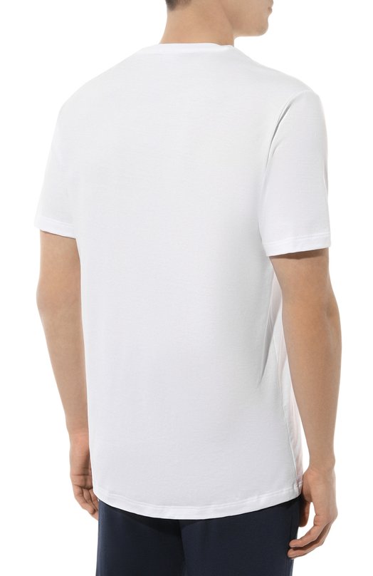 Хлопковая футболка Hanro 075430 Белый  075430 Фото 4