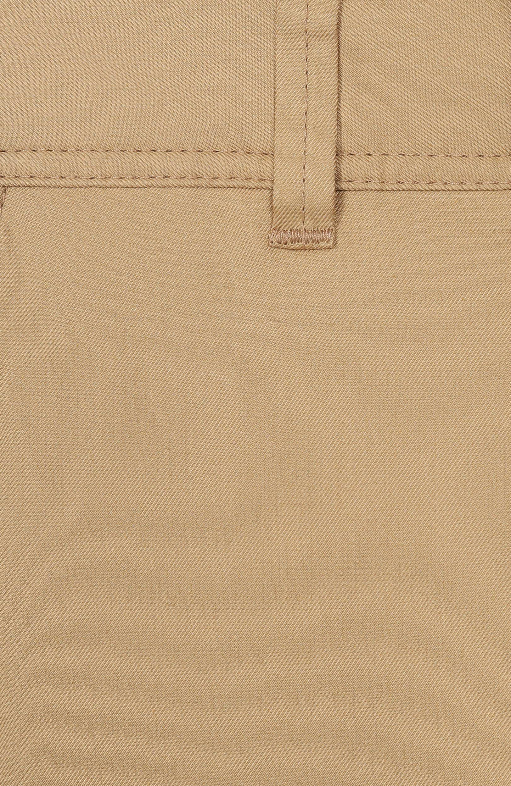 Хлопковые брюки BURBERRY бежевого цвета по цене 29950 руб., арт. 8131850, фото 3 Хлопковые брюки BURBERRY, арт. 8131850, фото 3