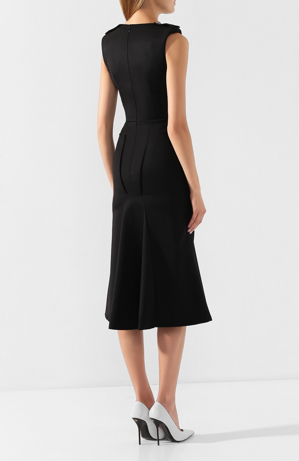 Шерстяное платье ALEXANDER MCQUEEN, арт. 585989/QJAAF, фото 4