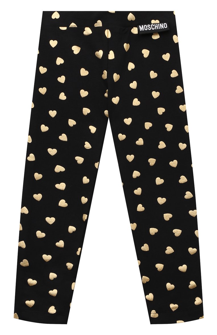 Хлопковые легинсы MOSCHINO, арт. HDP066/LBB3E/4-8, фото 1