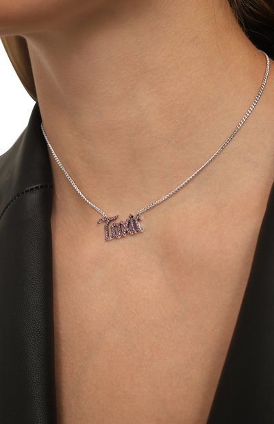 Колье toxic с надписью из фианитов LEVASHOVAELAGINA, арт. toxic/n, фото 2