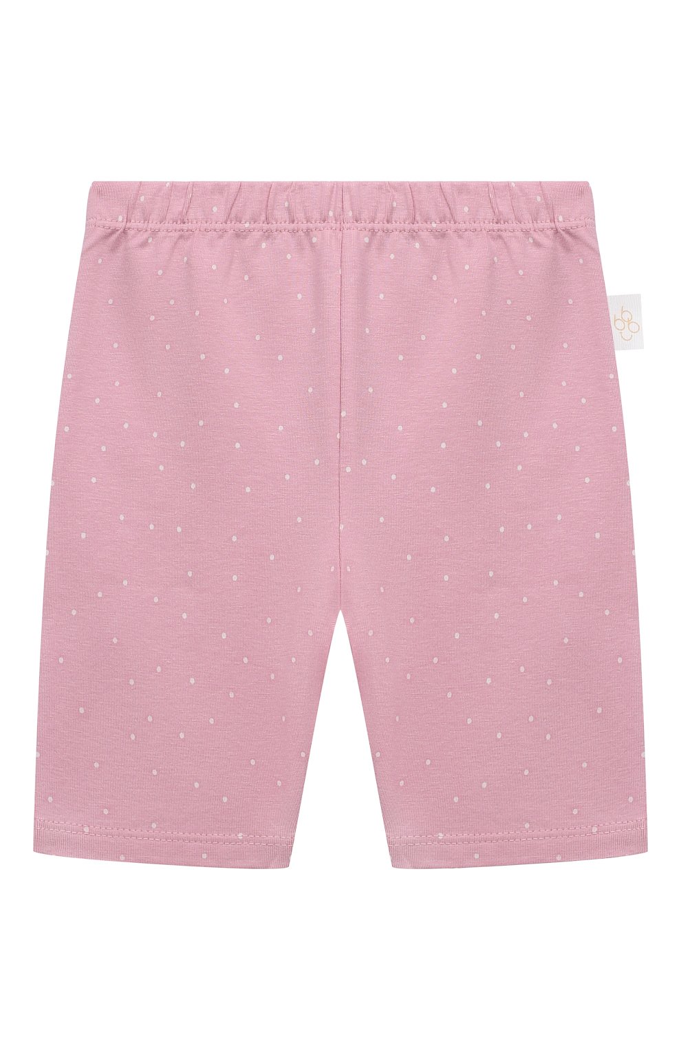 Хлопковые шорты BABYBU розового цвета по цене 2650 руб., арт. PB1033S22, фото 1 Хлопковые шорты BABYBU, арт. PB1033S22, фото 1
