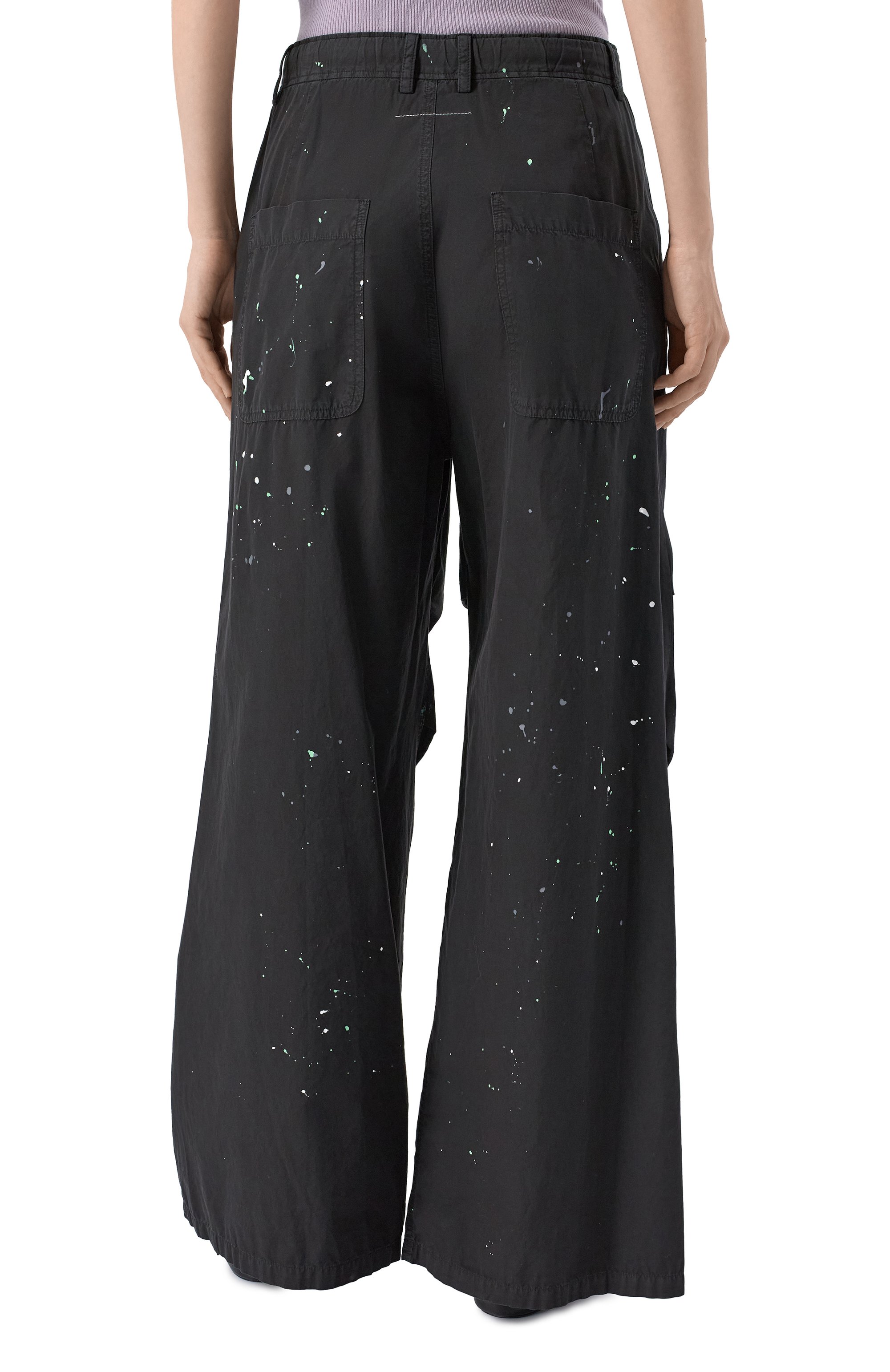 Хлопковые брюки MM6, арт. S62KB0240/M35458, фото 4