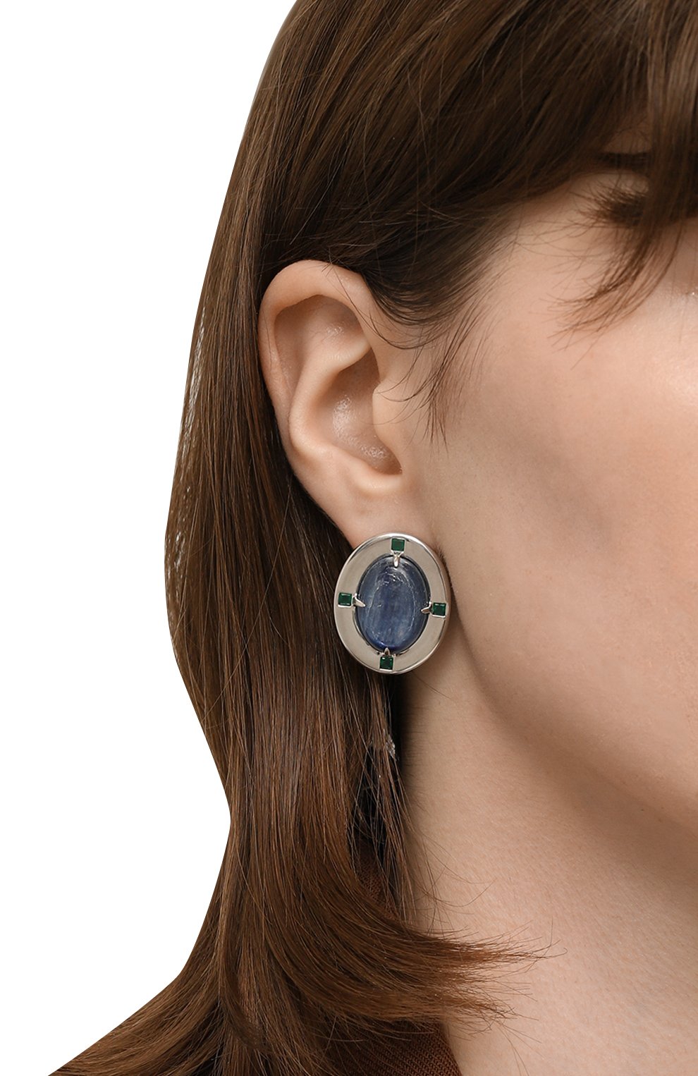 Серьги с кианитом MOONKA, арт. ai-bg-er-kh, фото 2