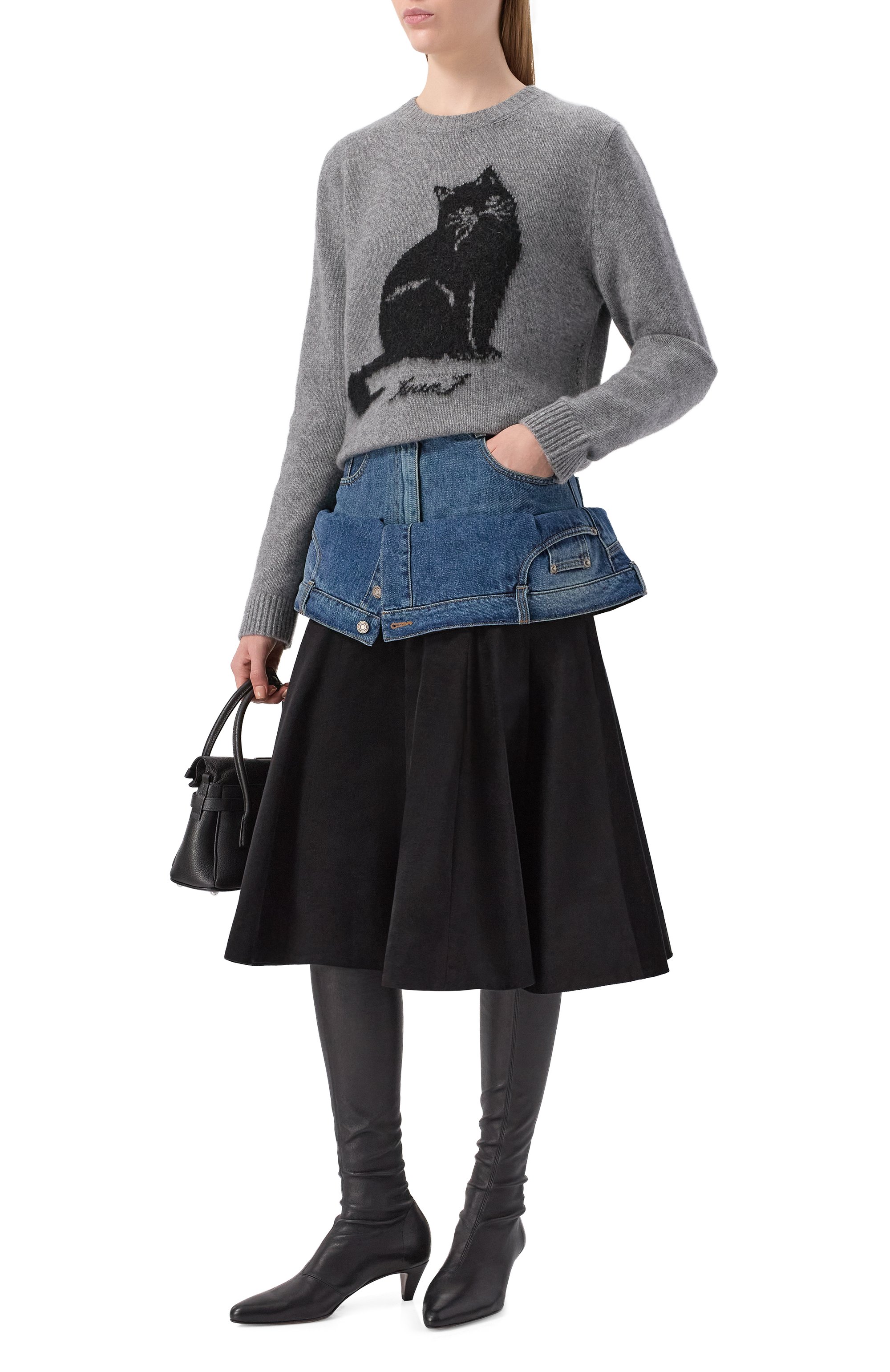 Комбинированная юбка JUUN.J, арт. JW5X27W06, фото 2