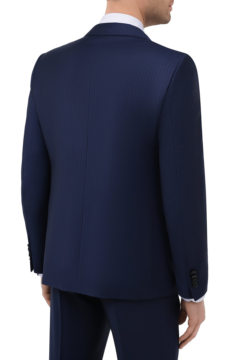 Шерстяной костюм ZEGNA темно-синего цвета по цене 290500 руб., арт. 922578/221225, фото 3 Шерстяной костюм ZEGNA, арт. 922578/221225, фото 3
