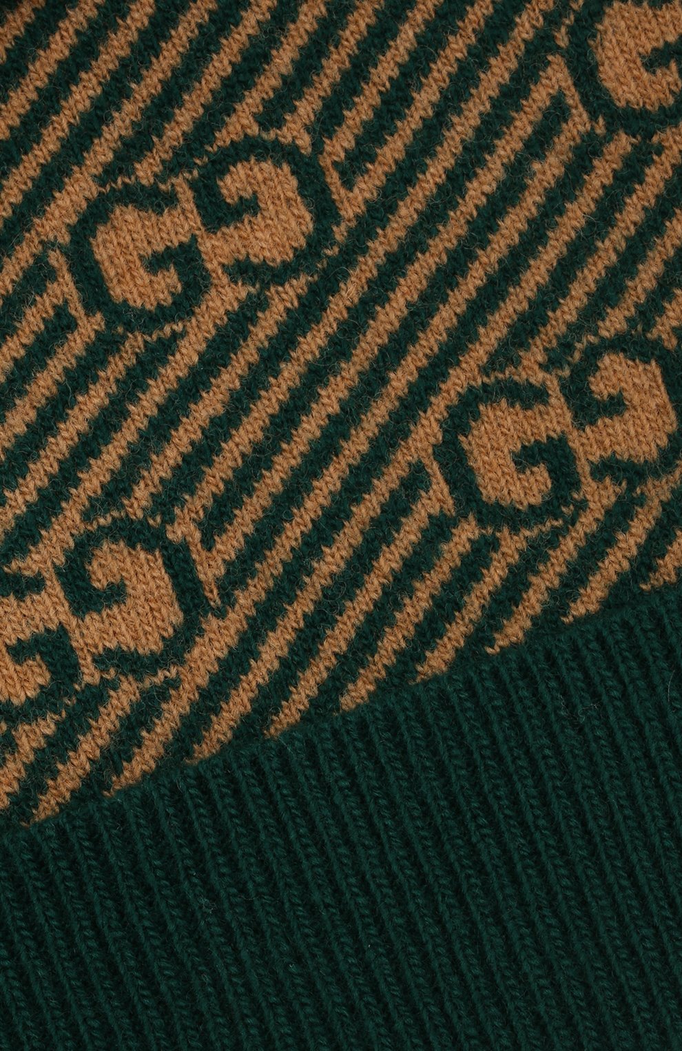 Шерстяная шапка GUCCI зеленого цвета по цене 23250 руб., арт. 645515/4K206, фото 3 Шерстяная шапка GUCCI, арт. 645515/4K206, фото 3