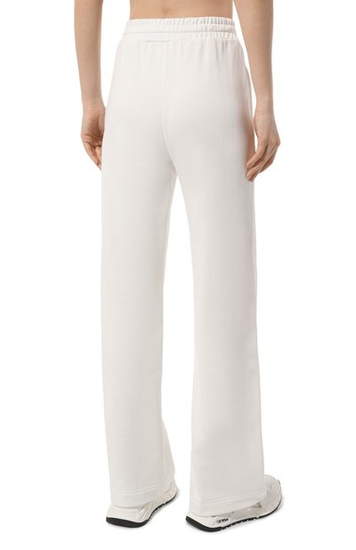 Хлопковые брюки DOLCE & GABBANA белого цвета по цене 93000 руб., арт. FTCYYT/GDCDR, фото 4 Хлопковые брюки DOLCE & GABBANA, арт. FTCYYT/GDCDR, фото 4