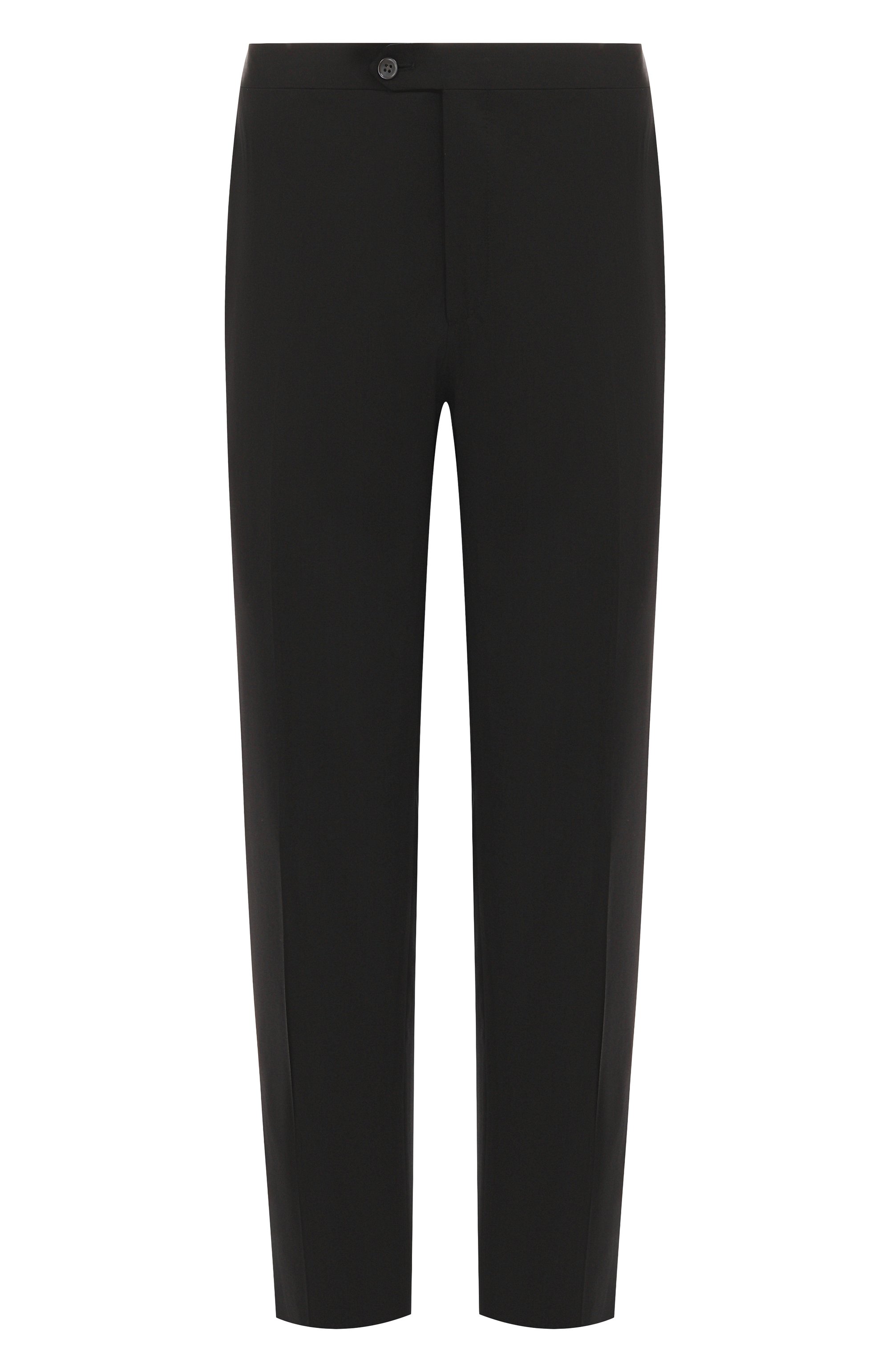 Шерстяные брюки CORNELIANI черного цвета по цене 59950 руб., арт. 265T06-2698150, фото 1 Шерстяные брюки CORNELIANI, арт. 265T06-2698150, фото 1