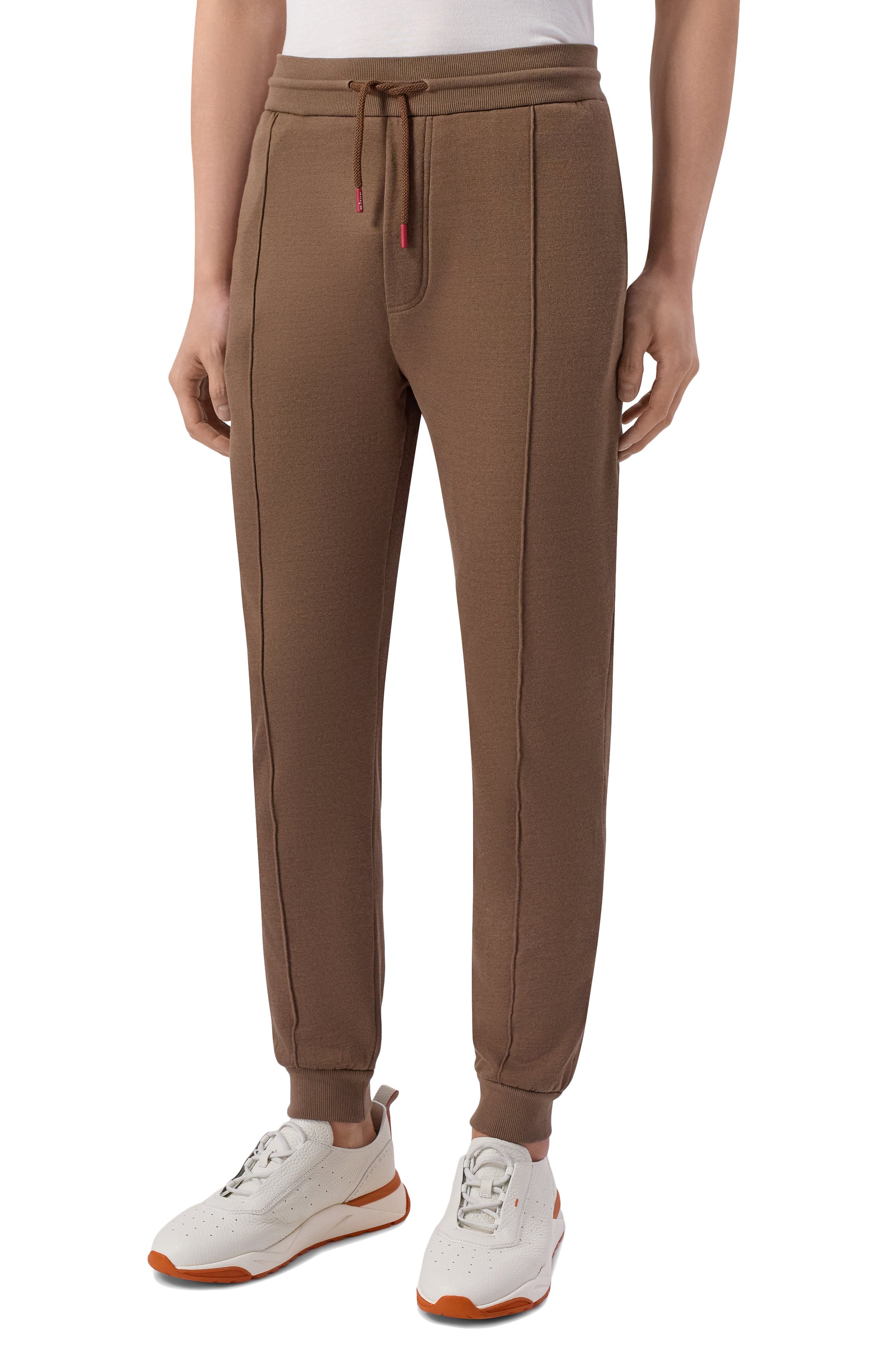 Джоггеры из хлопка и шелка KITON, арт. UMK0869, фото 3