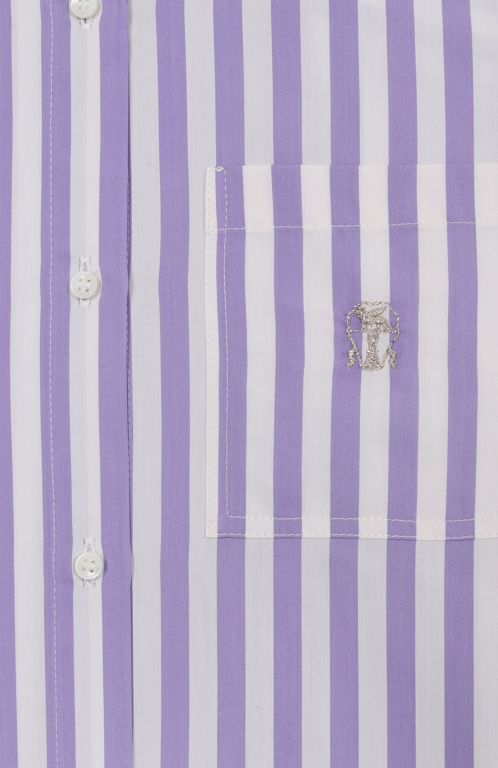 Рубашка из хлопка и шелка BRUNELLO CUCINELLI, арт. BH757C859B, фото 3