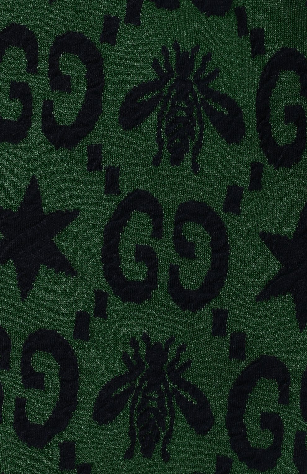 Хлопковые джоггеры GUCCI зеленого цвета по цене 35150 руб., арт. 575043/XJA99, фото 3 Хлопковые джоггеры GUCCI, арт. 575043/XJA99, фото 3