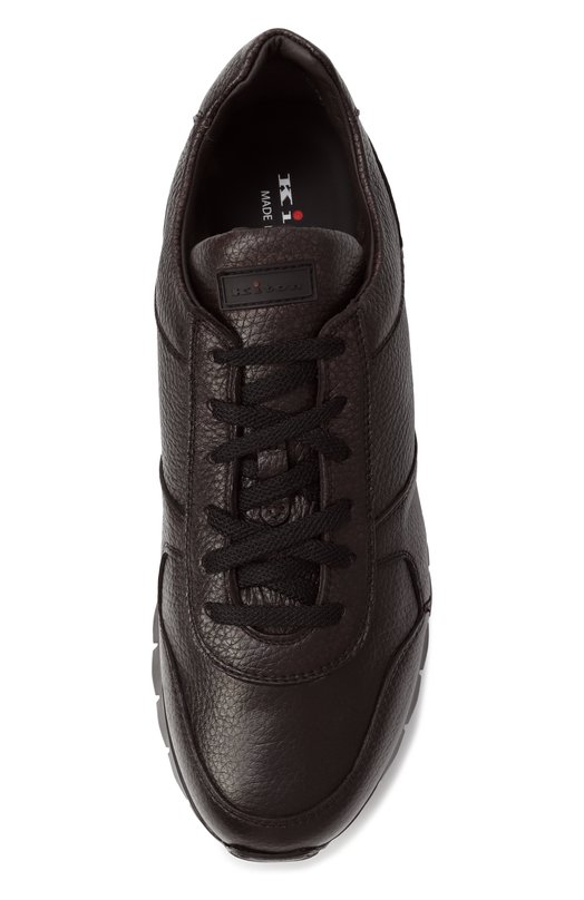 Кожаные кроссовки Kiton USSA114N0012601 Коричневый  USSA114N0012601 Фото 6