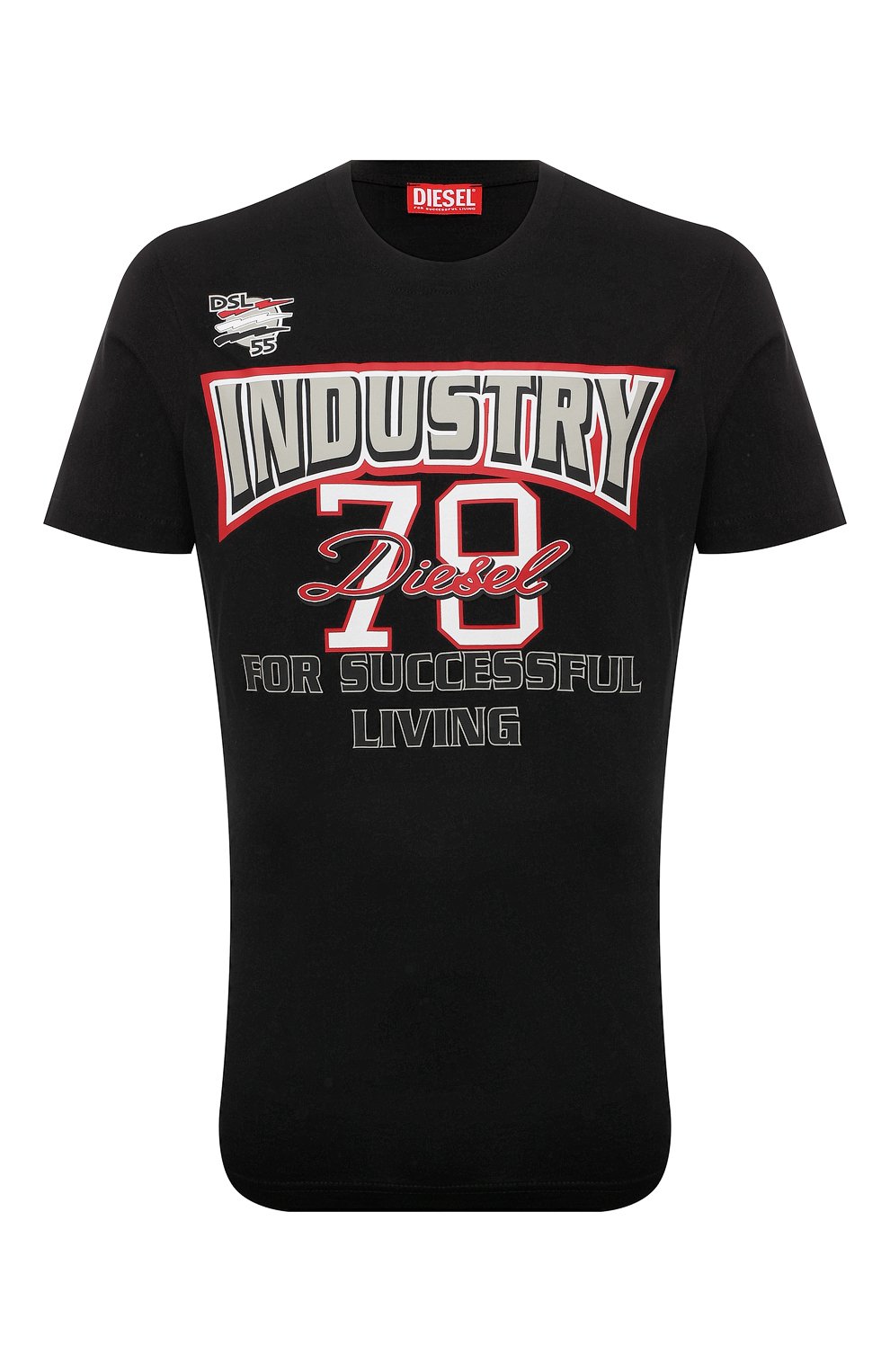 Хлопковая футболка DIESEL, арт. A11047/0GRAI, фото 1