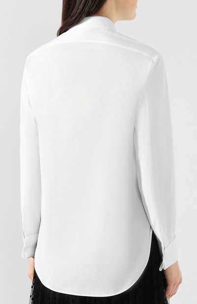 Рубашка из смеси хлопка и шелка BURBERRY, арт. 8007149, фото 4