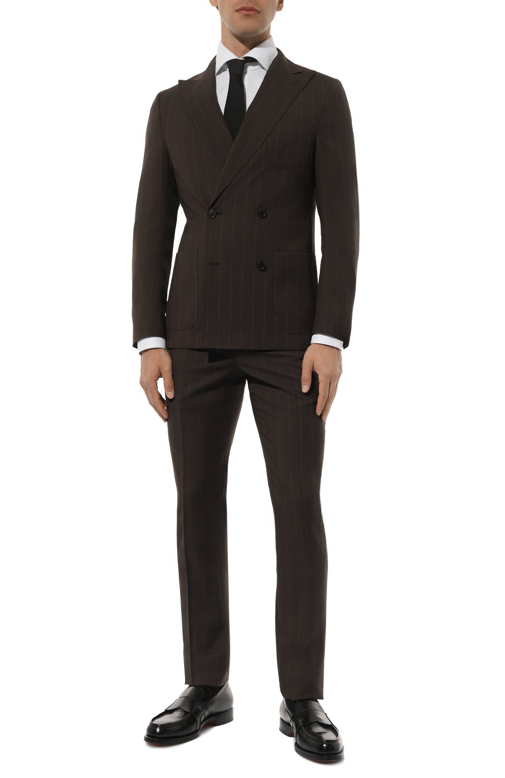 Хлопковая сорочка ZEGNA, арт. 701620A7/9MS0BA, фото 2