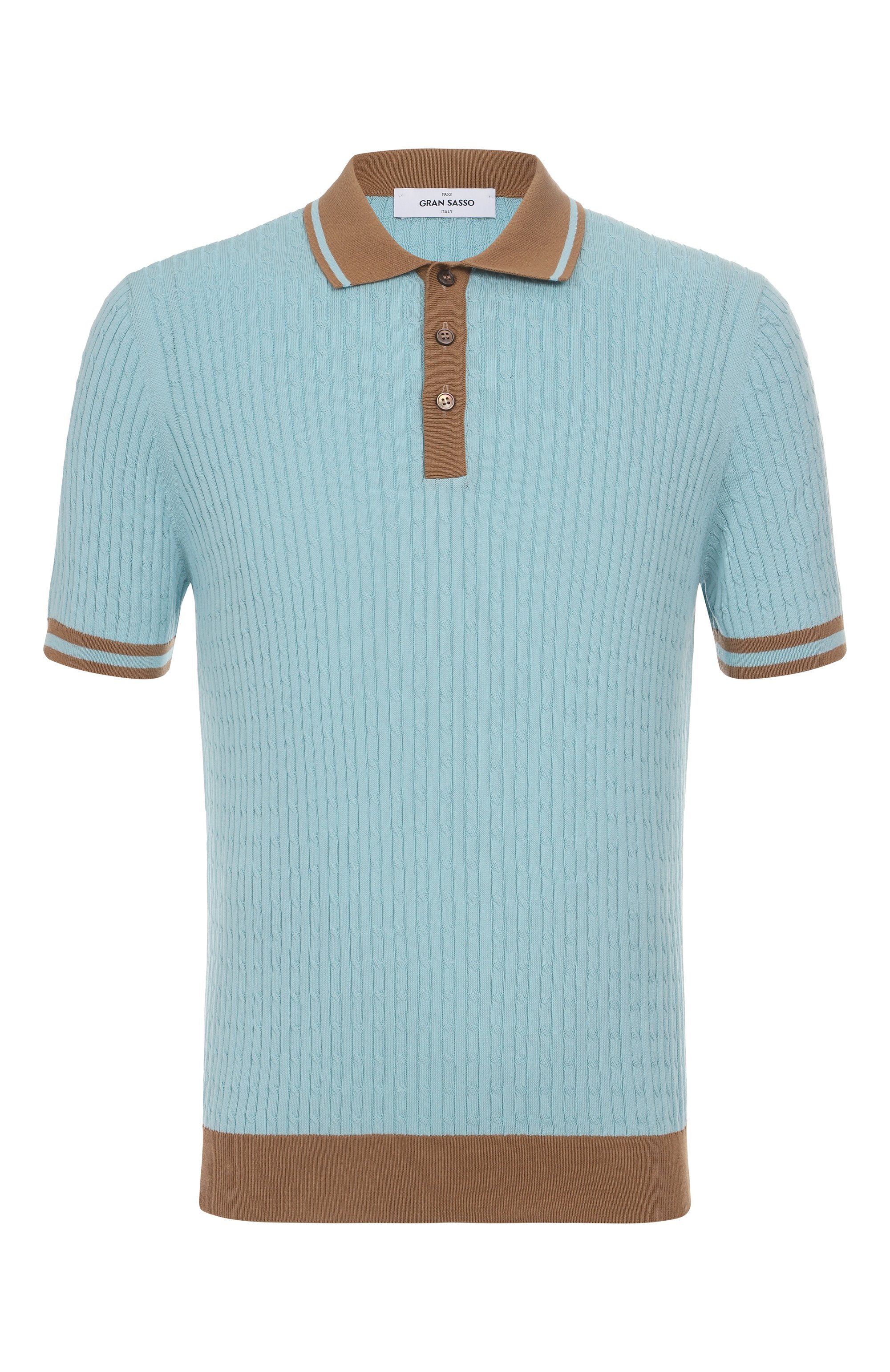 Хлопковое поло GRAN SASSO, арт. 57113/20625, фото 1