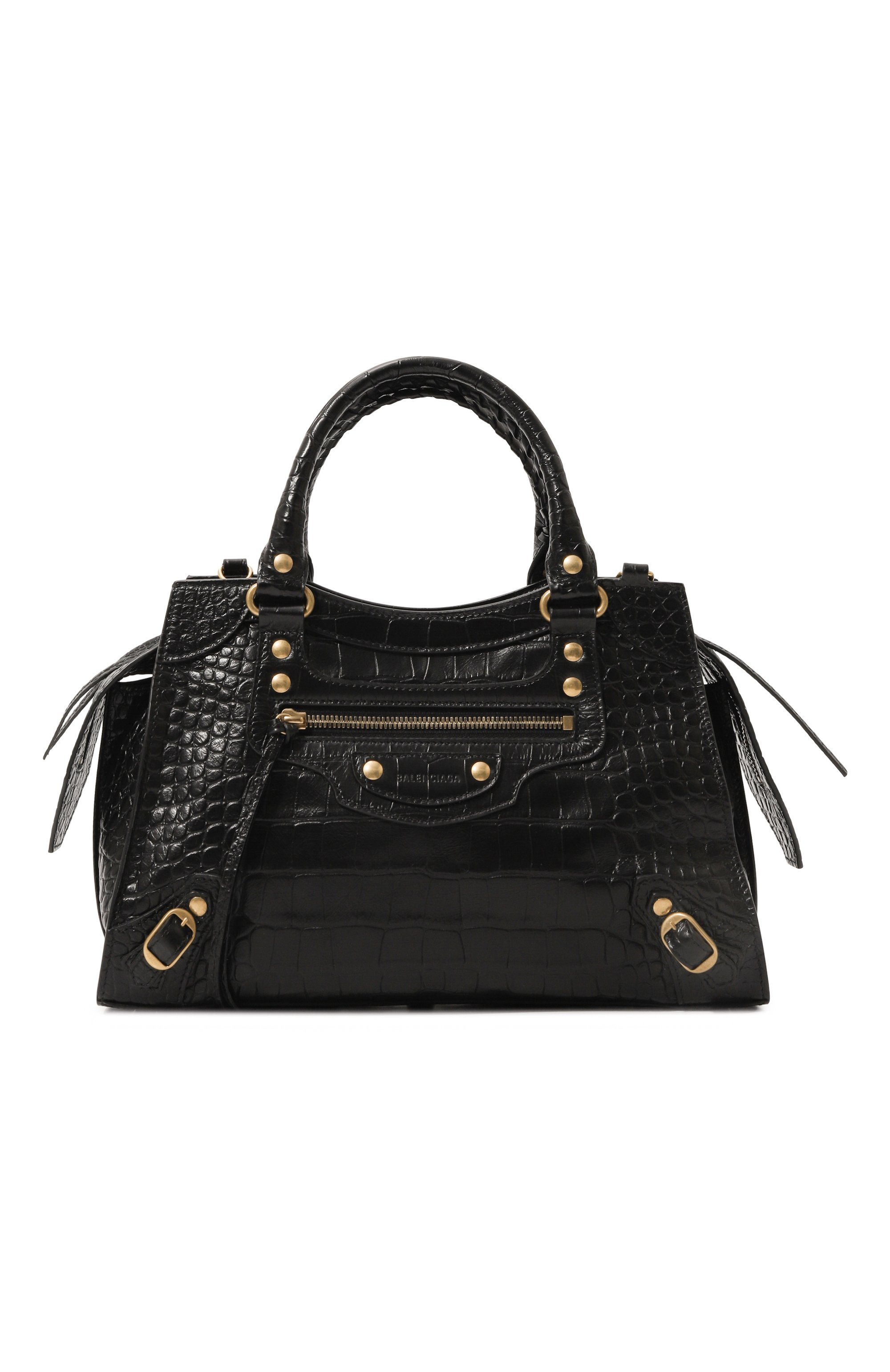 Сумка neo classic city small BALENCIAGA черного цвета по цене 296000 руб., арт. 678629/23EF1, фото 1 Сумка neo classic city small BALENCIAGA, арт. 678629/23EF1, фото 1