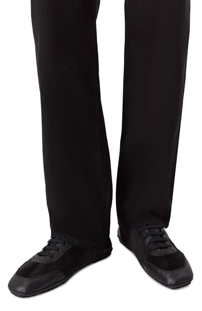 Замшевые кеды FERRAGAMO, арт. 029848/784466, фото 3