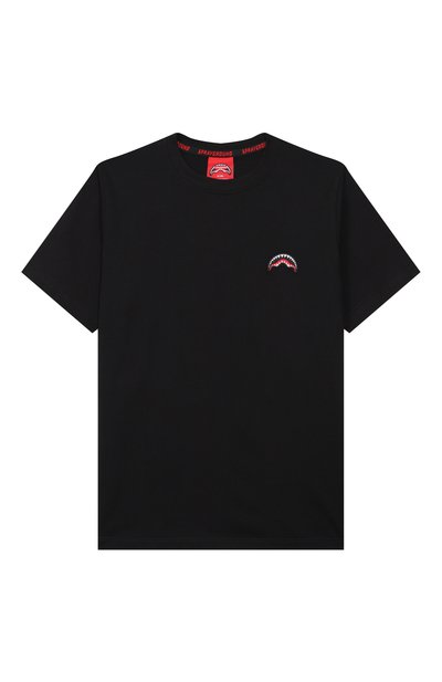 Хлопковая футболка SPRAYGROUND, арт. SPY263BLK/JAPAN WAVE T-SHIRT BLACK
