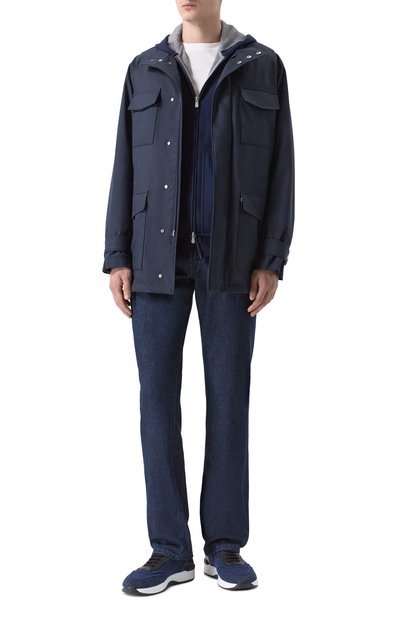 Мужские текстильные кроссовки BRIONI, арт. QHM20L/PD903