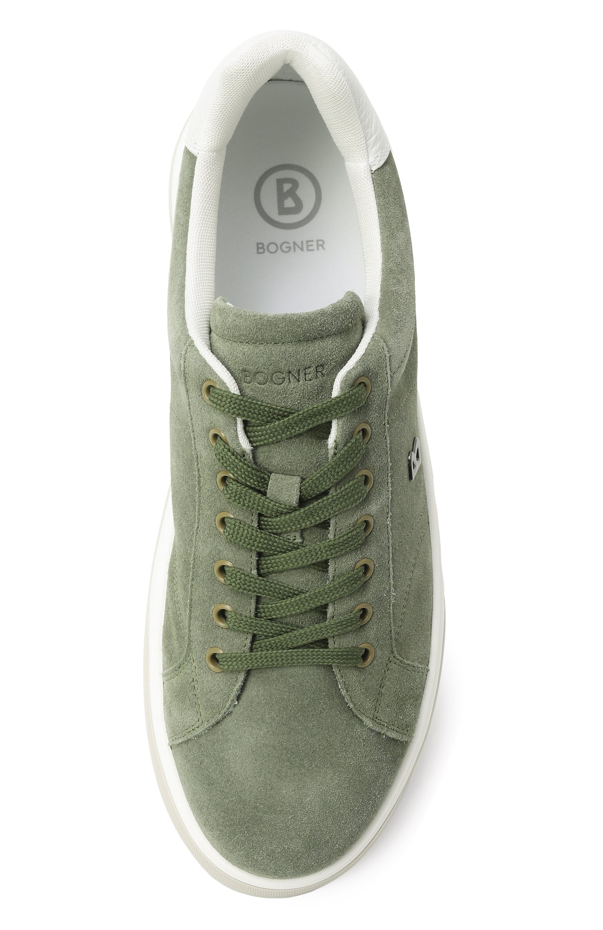 Замшевые кеды milan BOGNER хаки цвета по цене 36200 руб., арт. MILAN 9 A, фото 6 Замшевые кеды milan BOGNER, арт. MILAN 9 A, фото 6