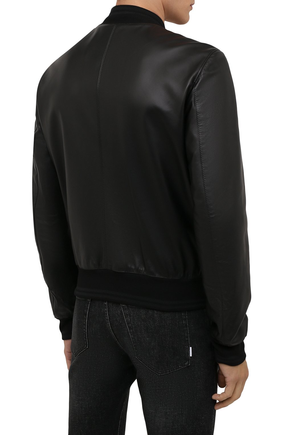 Кожаный бомбер DOLCE & GABBANA, арт. G9PB9L/FUL89, фото 4