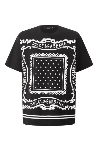 Мужская хлопковая футболка DOLCE & GABBANA, арт. G8PN9T/G7N80