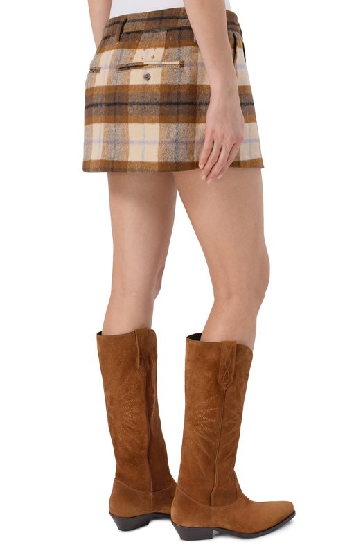 Юбка Ksubi WPS26SK011 Коричневый  WPS26SK011 Фото 4