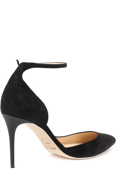 Замшевые туфли lucy с ремешком на щиколотке JIMMY CHOO, арт. LUCY 85/SUE, фото 4