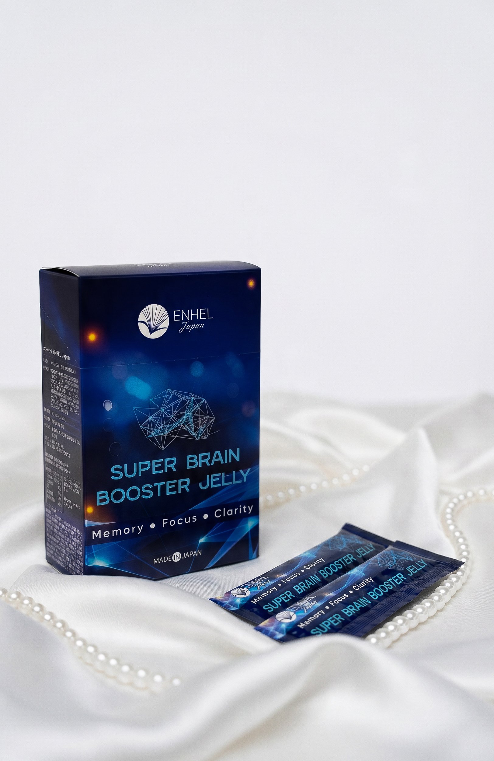 Желе для мозга со вкусом винограда super brain booster jelly (15шт.) ENHEL BEAUTY, арт. 4589449701847, фото 3
