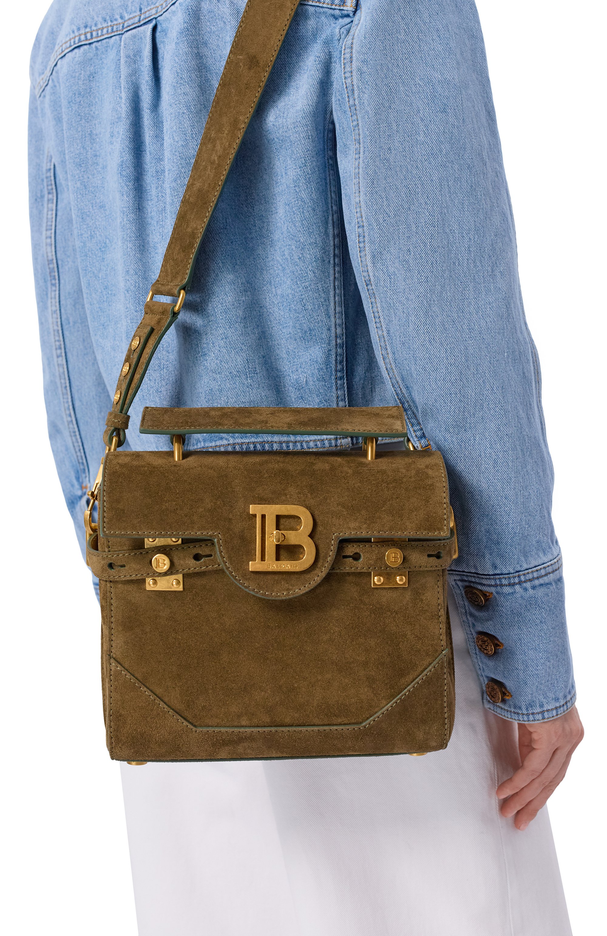 Сумка b-buzz 23 BALMAIN, арт. FN0DB526/LCTY, фото 2