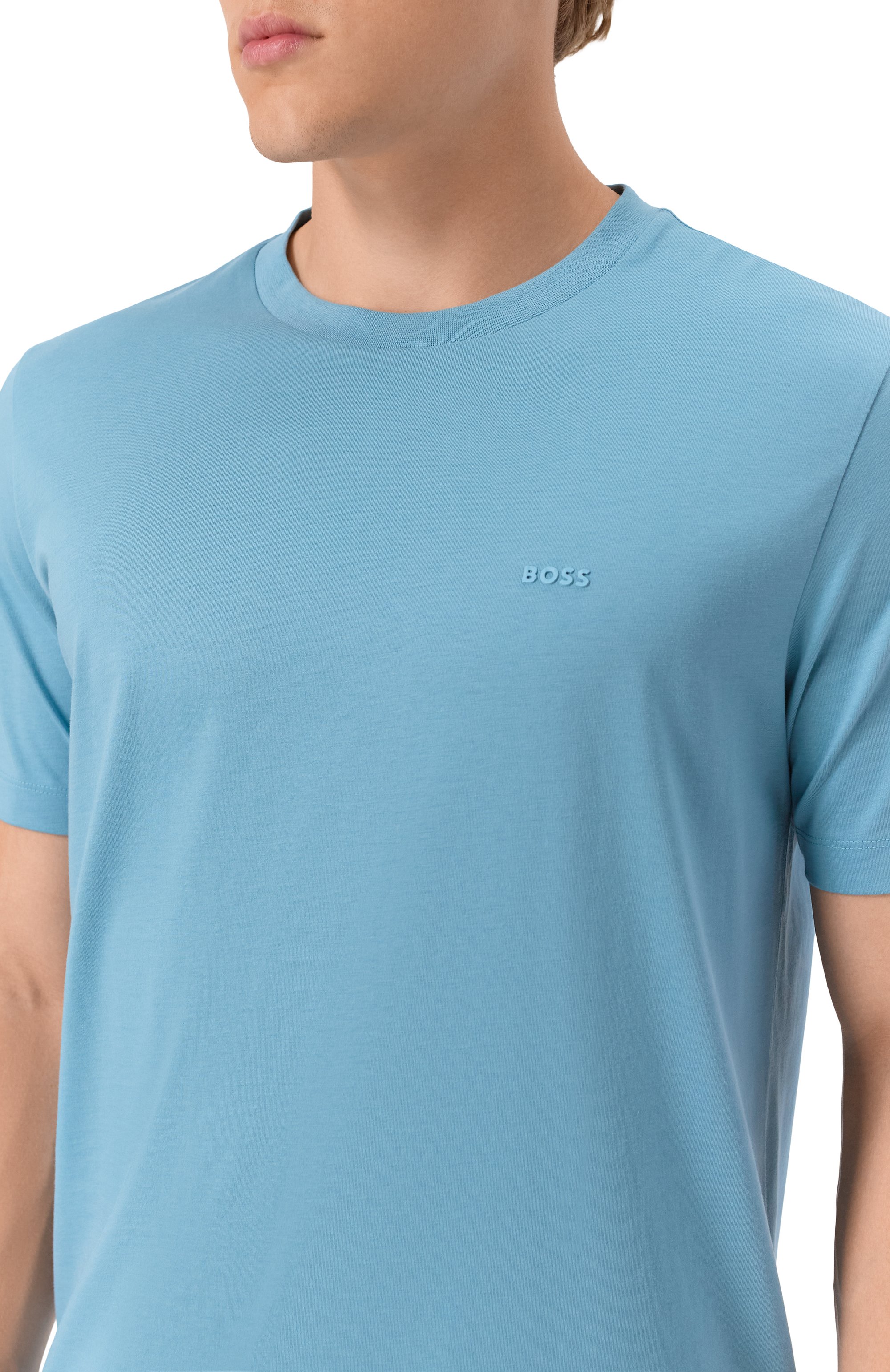 Хлопковая футболка BOSS, арт. 50468347, фото 5