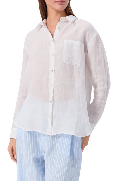 Льняная рубашка 120% LINO, арт. 33ALIW19GE/0000115, фото 3