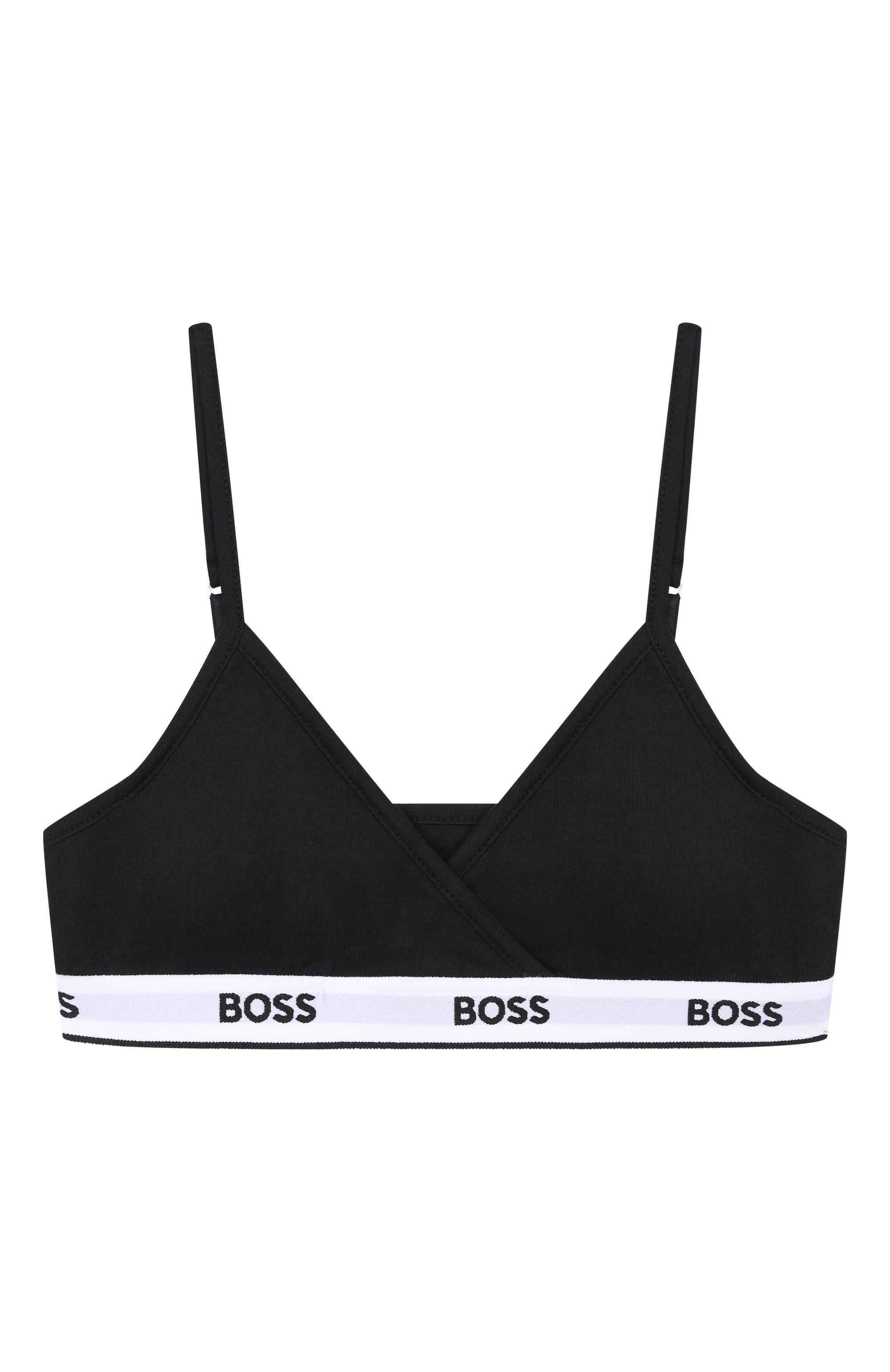 Комплект из двух бра-топов BOSS черно-белого цвета по цене 6995 руб., арт. J52671, фото 4 Комплект из двух бра-топов BOSS, арт. J52671, фото 4