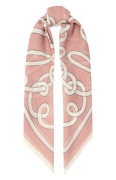 Женский платок из хлопка и шелка CHLOÉ, арт. CHC24WT051BND