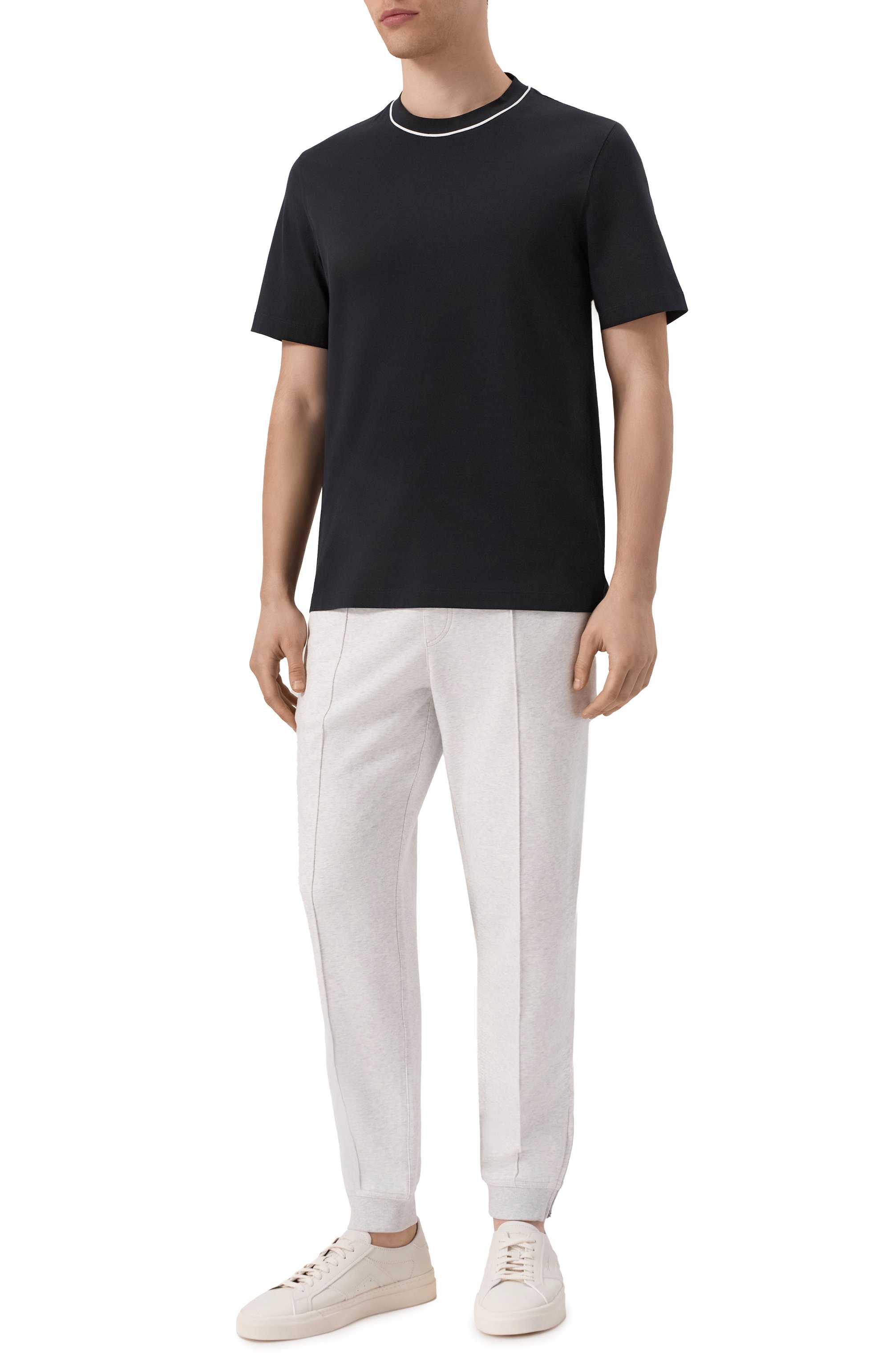 Хлопковая футболка BRUNELLO CUCINELLI, арт. M0B131356P, фото 2