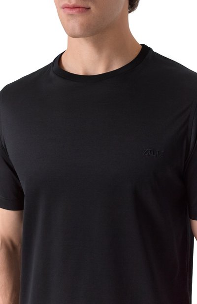 Хлопковая футболка ZILLI, арт. TSR02HM0110VZL000, фото 5