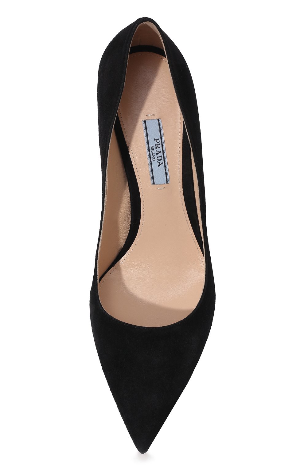 Замшевые туфли на шпильке PRADA, арт. 1I834I-8-F0002-85, фото 6