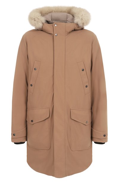 Мужская парка с отделкой из лисицы STEFANO RICCI, арт. M6J5400061/PA003R