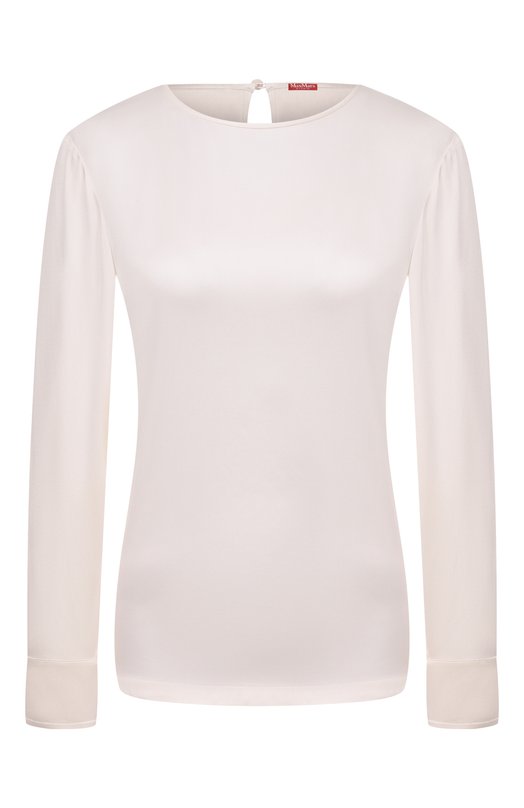 Шелковая блузка Max Mara Studio L0DI Белый L0DI