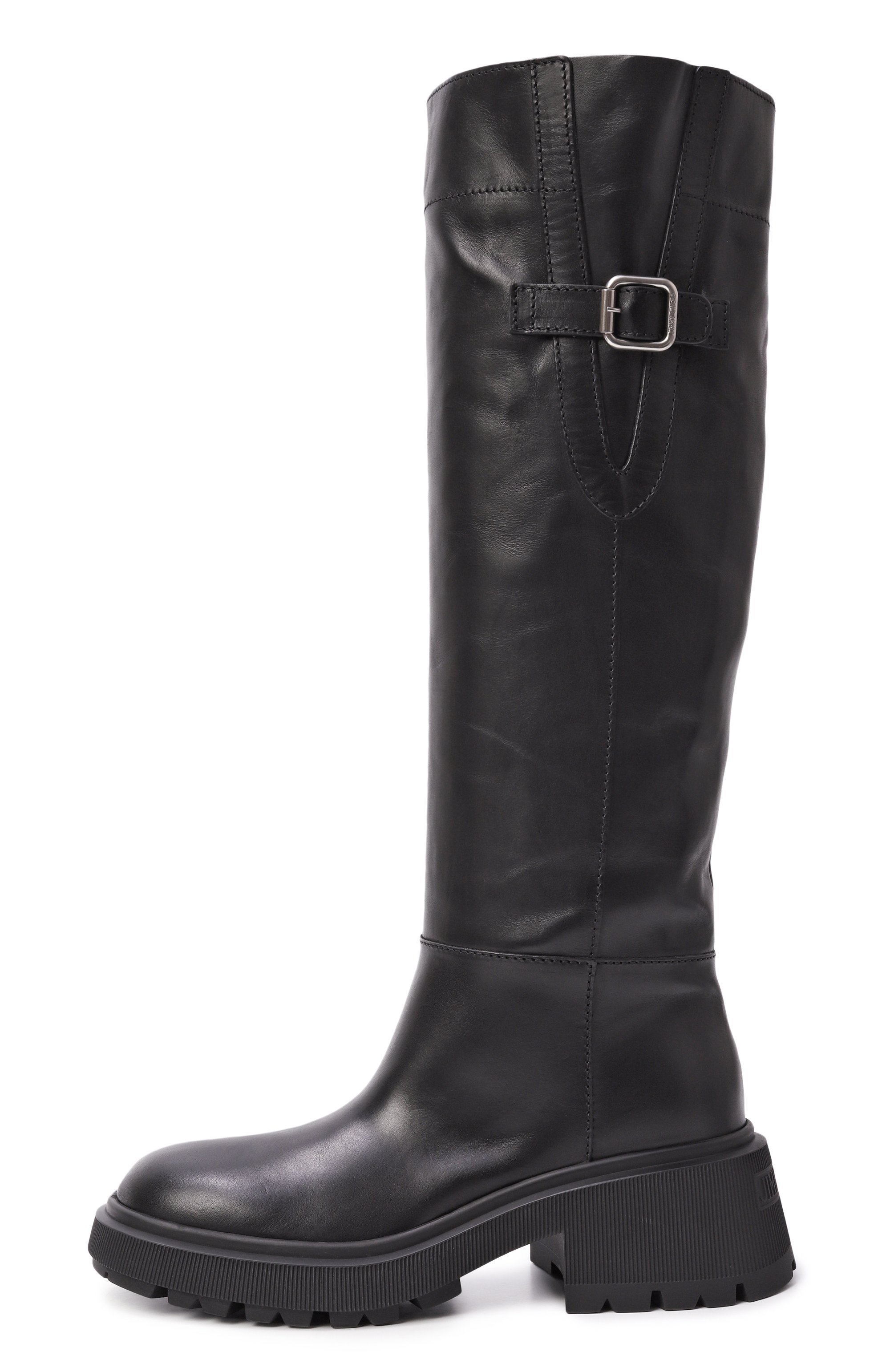 Кожаные сапоги tamsin JIMMY CHOO, арт. TAMSIN KB FLAT/WLZ, фото 4