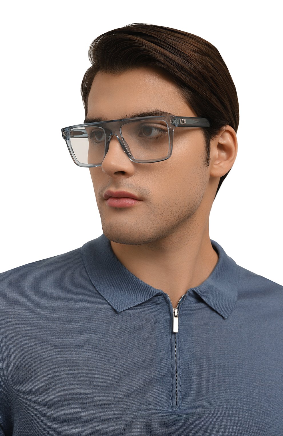 Оправа DSQUARED2 голубого цвета по цене 17800 руб., арт. IC0N0012 PJP, фото 2 Оправа DSQUARED2, арт. IC0N0012 PJP, фото 2