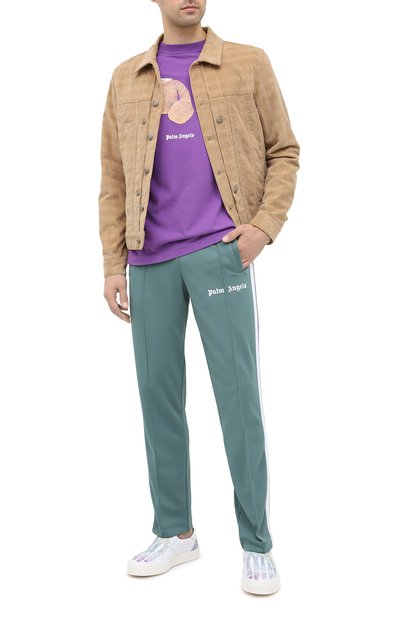 Хлопковая футболка PALM ANGELS, арт. PMAA001E20JER0033760, фото 2